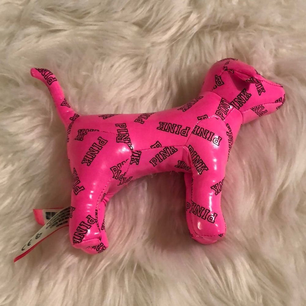 PINK Victoria's Secret Bright Pink Dog Logo 2015 - Picture 4 of 13